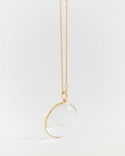 Load image into Gallery viewer, ROCK CRYSTAL SUN PENDANT