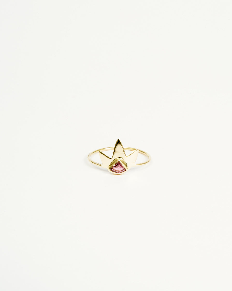 FLOWER TOURMALINE RING