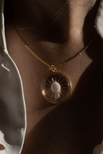 Load image into Gallery viewer, ROCK CRYSTAL SUN PENDANT